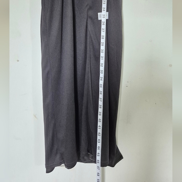 Lulu's Elegant Teal and Black Dress - Picture 6 of 7